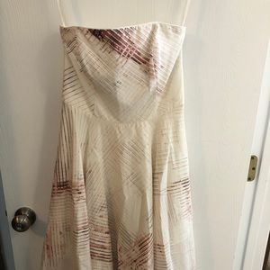 White House Black Market Strapless Dress